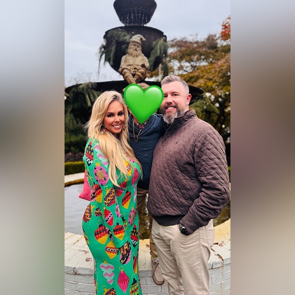 QOS knit ornament midi/maxi dress. Worn for 5 hours. EUC. Price due to demand. I - Picture 2 of 3